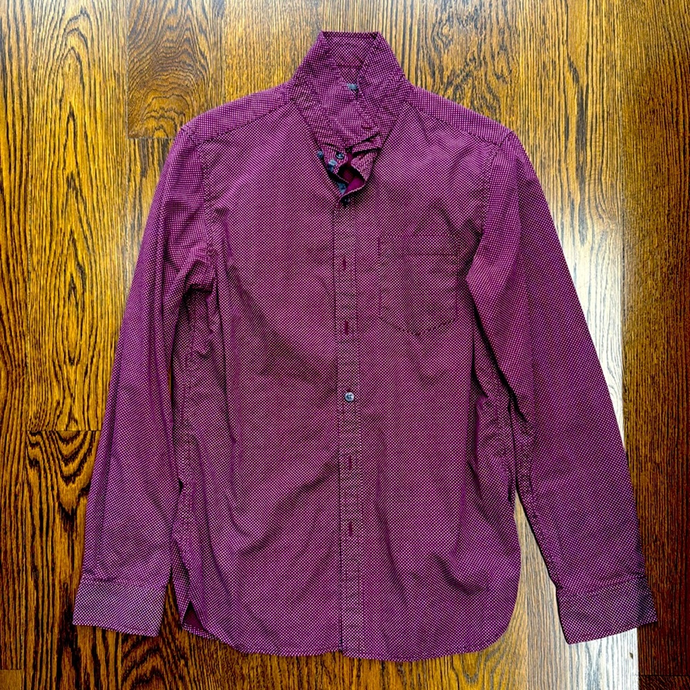 Denim & Flower Slim Fit Premium Cotton Men’s Dress Shirt